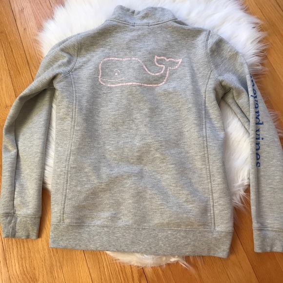 Vineyard Vines Tops - | Vineyard Vines | Grey Quarter Zip